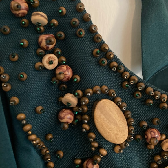 BCBGMaxazaria Silk Halter Top Size L - Picture 3 of 8